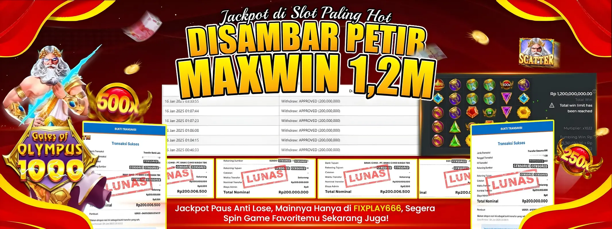 BONUS CASHBACK HARIAN 10%