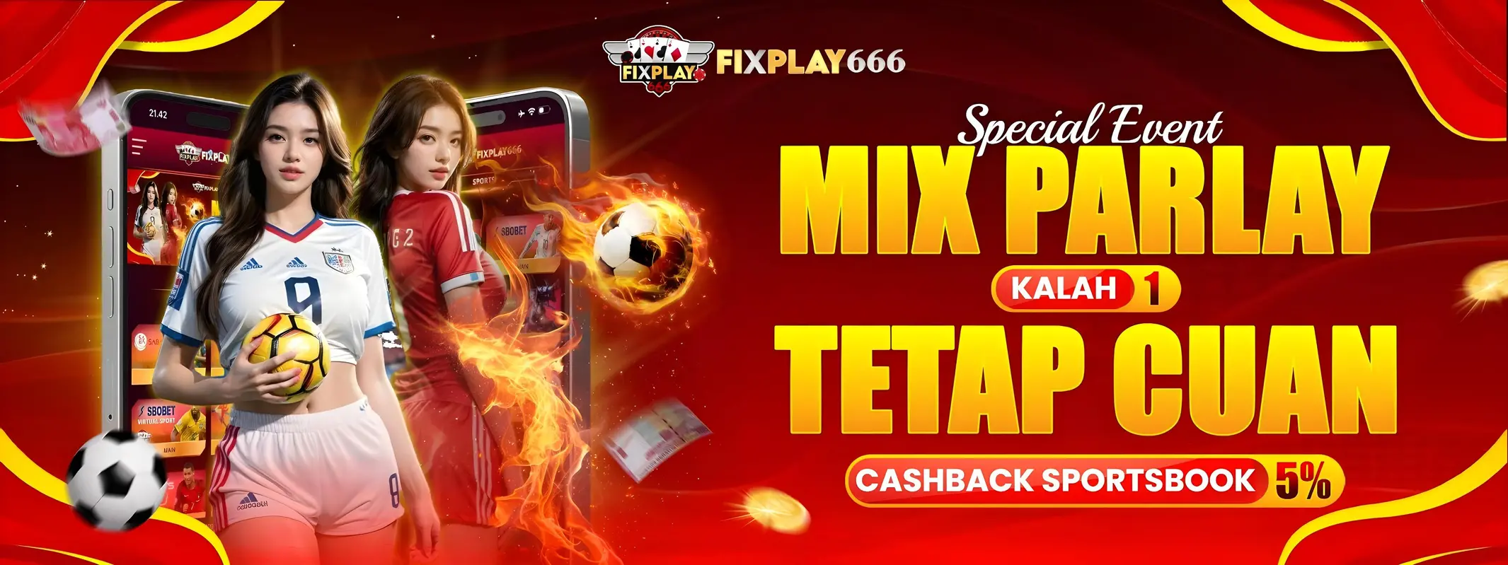 BONUS CASHBACK 5% ALL GAMES